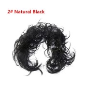 Niechlujne kręcone włosy na dzink # 2 - naturalny czarny