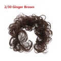 Niechlujne kręcone włosy na dzink # 2/30 - brązowy