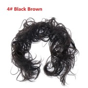 Niechlujne kręcone włosy na dzink # 4 - czarny brąz