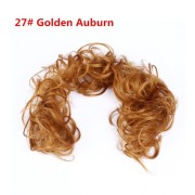 Niechlujne kręcone włosy na dzink # 27 - Złoty czerwony brąz