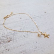 Rozgwiazda łańcucha kostki + perła