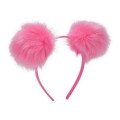 Ombre Pom Pom Hairband - Różowy