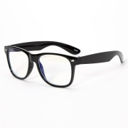 Niebieskie okulary - czarny, styl 6