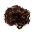 Messy Bun Włosy Fasteryty z zmiętych sztucznych włosów - ciemnobrązowy i jasnobrązowy mix