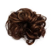 Messy Bun Włosy Fasteryty z zmiętych sztucznych włosów - ciemnobrązowy i jasnobrązowy mix