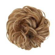 Messy Bun Włosy Fasteryty z zmiętych sztucznych włosów - 24/613 Miodowy Blond Mieszanka