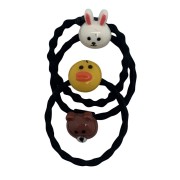 3 słodkie elastyczne ze zwierzętami - dla dzieci