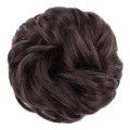 Messy Bun Włosy Fasteryty z zmiętych sztucznych włosów - #6 Brązowy