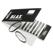BLAX® gumka do włosów, 4 mm 8 szt. CZARNA bez plątania, bez bólu