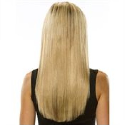 Włosy naturalne REMY clip-in 50cm #613 Blond
