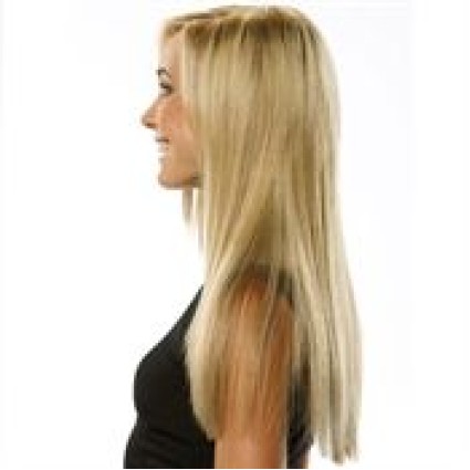Włosy naturalne REMY clip-in 40cm #613 Blond