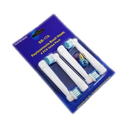 Oral-B Compatible Toothbrush Heads (4 pcs)