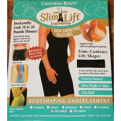 Slim & Lift Comfort Body Shaper - Czarny