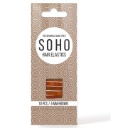 SOHO® Gumka do włosów, 4 mm 10 szt. BRĄZOWE 