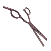 Brązowe nożyczki do przerzedzania włosów / nożyczki Effiler