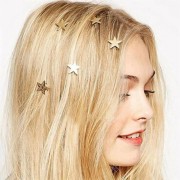 Spirale Hair Star w Gold - 5 szt.