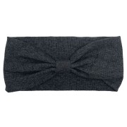 SOHO Crochet Turban Hair Band - Dark Grey