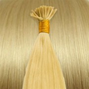 Włosy REMY pod mikroringi 60 cm #613 Blond