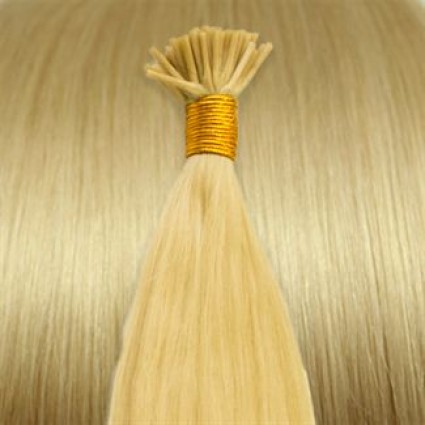 60 cm Cold Fusion hair extensions  blonde 613#