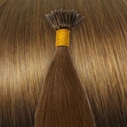 Włosy REMY pod mikroringi 50 cm #6 Jasny Brąz
