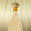 Włosy REMY pod mikroringi 50 cm #60 Platynowy Blond