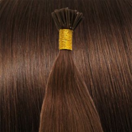 Włosy REMY pod mikroringi 60 cm #30 Rudobrązowy
