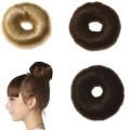 Wypełaniacz do koka 7 cm Faux Hair donut z syntetycznych włosów - Różne kolory