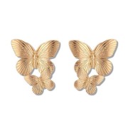 Chris Rubin - Kolczyki motyli - złoto