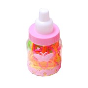 30 szt. Snagfree Hair Elastic 2 mm - Neonowe kolory w butelce dla niemowląt