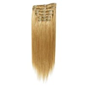 Włosy naturalne REMY clip-in 50cm #27 Złocisty Blond