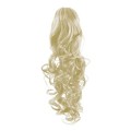 Treska - kucyk włosy syntetyczne, kręcone 60 cm #60 Platynowy Blond