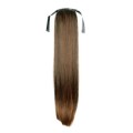 Treska - kucyk włosy syntetyczne, proste 60 cm #6 Jasny Brąz