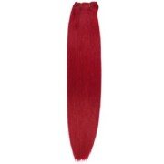 Taśma włosów 50 cm Ognista Czerwień