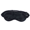Luxury Sleeping Mask w 100% jedwab - czarny